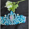 Bride To Be Sash Crystal Crown Kit Blue Bridal Shower