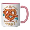 These Pretzels Are Making Me Thirsty Food Pretzel Lover Ceramic
