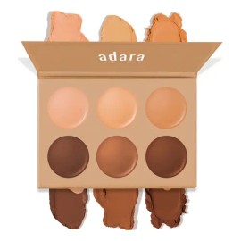 Paleta de Contornos en Crema Adara Paris Creamy Contour Palette 6 Tonos