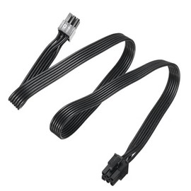 BANYUP PCIe 6Pin to 6Pin GPU Power Supply Cable - 30/50/70CM Universal Male to Male Flat Cord for Gaming PSUs