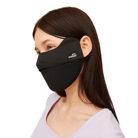 OHRAIN Sun Protection UPF 50+ Face Covers Balaclava Breathable Neck Gaiters for Women Black