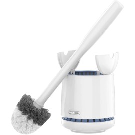Sigma MR.SIMA Toilet Bowl Brush and Holder, Premium Quality, White, 1 Pack