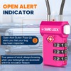 SURE LOCK TSA Approved 3-Digit Combination Luggage Locks – Open