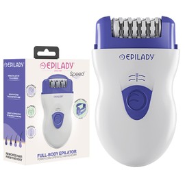 Epilady Speed Corded Epilator for Women – Dual-Speed 40-Disc Root Hair Removal Device for Legs, Underarms and Bikini Area Compact Waterproof Anti-Pinch Design for Smooth Long-Lasting Results