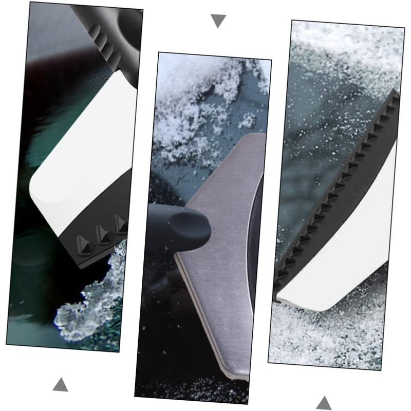 Ice Scrapers for Car Windshield, Wider Scratch Free Snow Scraper