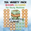 Cha4TEA 36 K-Cups Tea Variety Pack Pod KEURIG Peppermint, Herbal
