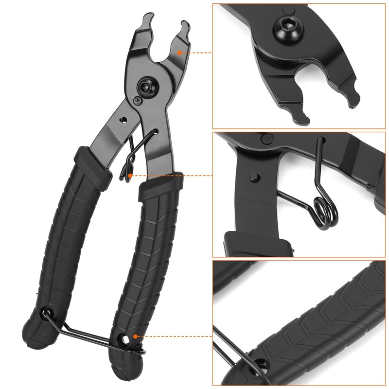 QWORK® Bike Chain Link Removal Tool Compatible with 6-12 Speed