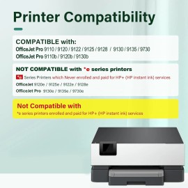 SAOUOT 936 936 Ink Cartridge 4 pack 9120e OfficeJet Pro 9125e 9135e 9110b 9128e 9130b