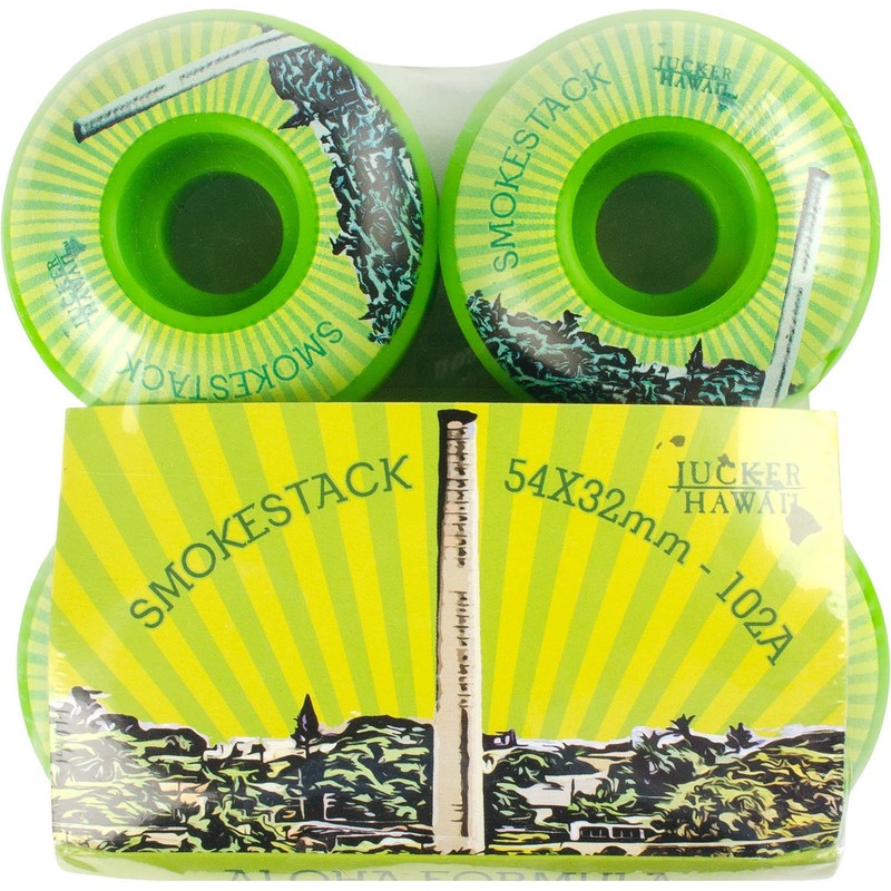JUCKER HAWAII Smokestack Skateboard Wheels 54 x 32 102 A