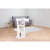 TRIXIE Baza Junior Cat Tower with Condo, Hammock, Plush Platforms,