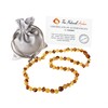 AmberJewelry Baltic Amber Necklace - A1-1B, Adult Amber Bead Necklace