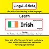Lingui-Sticks Language Learning Stickers - Educational Stickers to Learn Irish