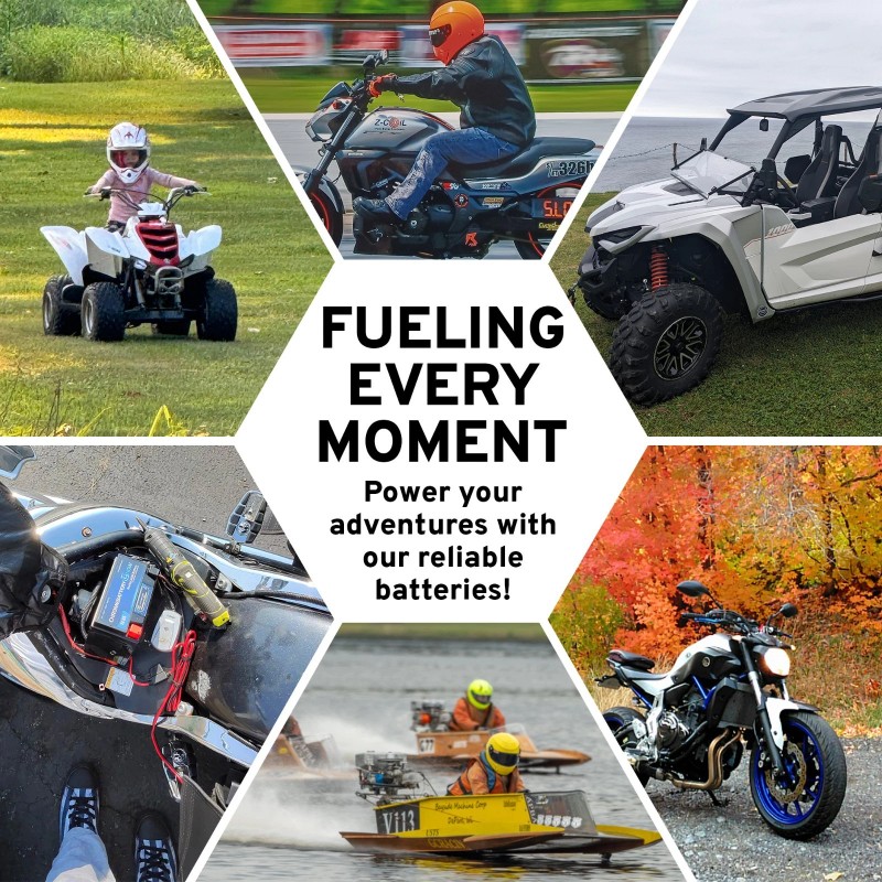 ZIPPBATTERY Zipp Battery YTX20HL-BS 12V 19Ah Battery