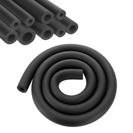 Pipe Insulation Foam, Heating Pipe Insulation Diameter 22 mm x 1.8 m, for Heating Pipe, Copper Pipe, Heating and Sanitary, Fitness Equipment etc. (Black 22 x 9 mm)