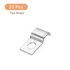 QUARKZMAN Pack of 20 Pipe Clamps Stainless Steel Fastening Clamp