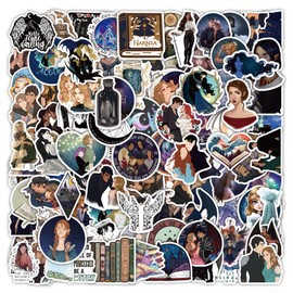 LYLSDSB Acotar Stickers Pack of 100 Waterproof Merchandise Stickers for Water Bottles, Skateboard, Laptop, Car, Bicycle, Scrapbook, Luggage, Motorcycle, Funny Vinyl Stickers for Teenagers, Children,