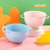 Metal Strainer Powder Coated Self Draining Metal Strainer with Bottom