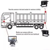 iPoster 7" Monitor Backup Reversing Rear View CCD Camera IR