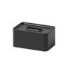 ideaco Compact Tissue Case, Black, Wall Mounted, Screws and Magnets