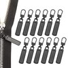 Spare Zipper Pull, Metal Zipper Tabs, 12 Pcs Replacement Zippers