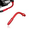 Wevdn 90 Degree Throttle Cable Adjuster, Aluminum Alloy 90° Bendy