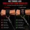 GN FITNESS Grilletes para Muñecas Gym, Muñequera para polea, Grillete
