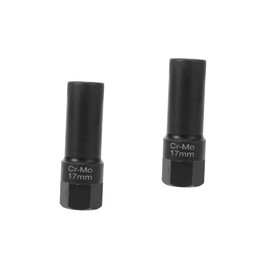 Gatuida 2pcs Screw Socket Automotive Tools Locking Lug Nut Removal Tool Wheel Lug Nuts Socket Wheel Hub Nut Removal Tool Lug Nut Lock Removal Tool Wheel Hub Socket High-carbon Steel