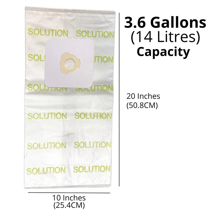 SOL03 Central Vacuum HEPA Bags (3-Pack) - TDSAC03C TDSAC03M Replacement