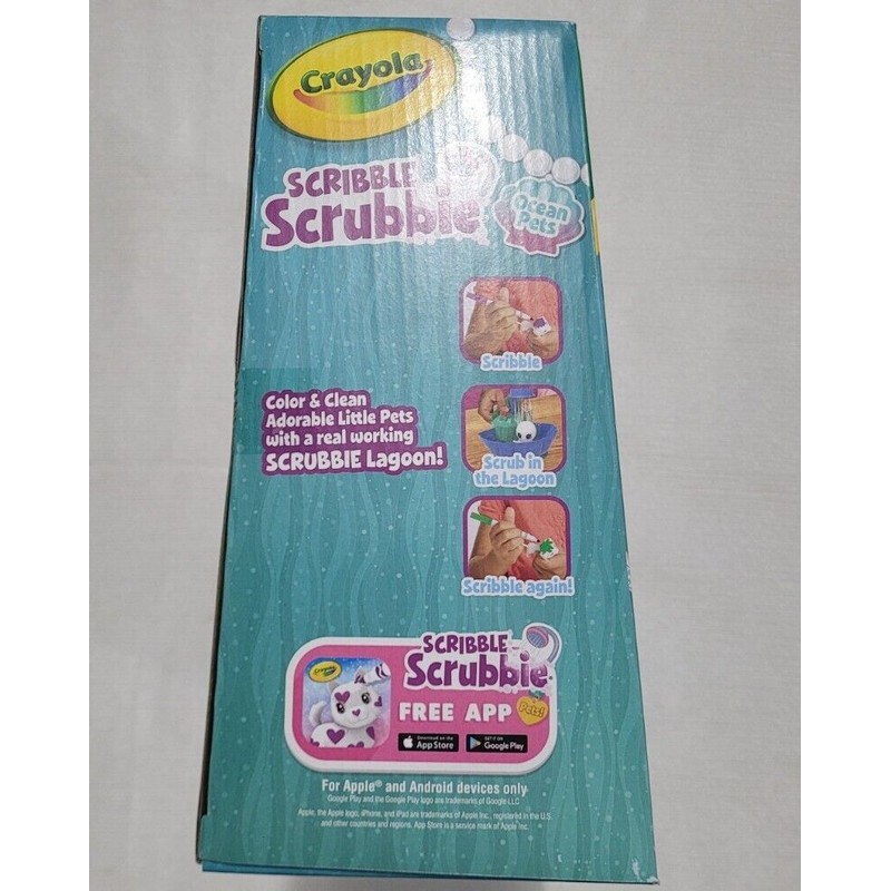 Crayola Blue Lagoon Playset Scribble Scrubbie Ocean Pets by Crayola,