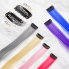 jianming Extensiones Cabello Sinteticas 10 Piezas Colores Fantasía