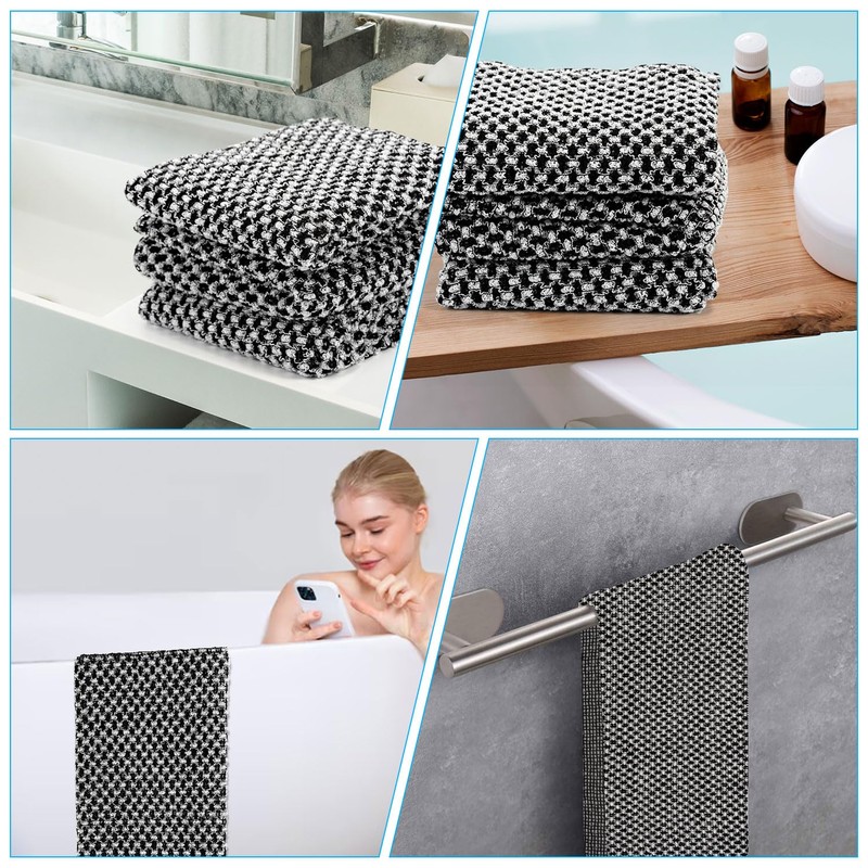 3-Piece Set Japanese Exfoliating Towel, Exfoliating Antibacterial Shower Towel, Japanese