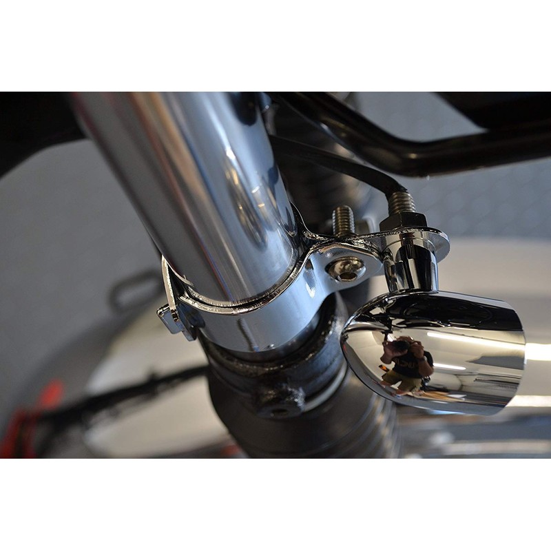 Alchemy Parts Motorbike Indicator Relocation Brackets Fork Mount 31-36mm Adjustable