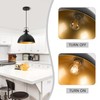 AMRUIPO 12 Inch Farmhouse Pendant Lights Kitchen Island Hanging Light