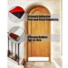 BAJIAOREN Silicone Rubber Door Kick Plate 6x36 Inches Self Adhesive