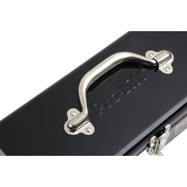 Pro-Lift Steel Tool Box – 14-inch Metal Toolbox Portable with Handle – Heavy Duty Metal Latch Closure Small Carry Storage Box Tools Organizer