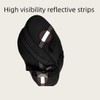LZGOPE Waterproof Saddle Bag-Reflective Accessories Storage Cycling Seat Bag-Black