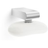 Zack Magnetic Soap Holder, Silver Metallic, 1.58" x 1.38" x