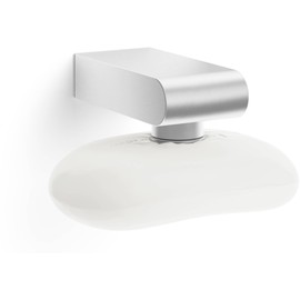 Zack Magnetic Soap Holder, Silver Metallic, 1.58" x 1.38" x 3.35"