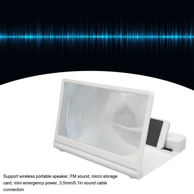 Phone Screen Magnifier 3D HD Magnifying Projector Screen Enlarger with