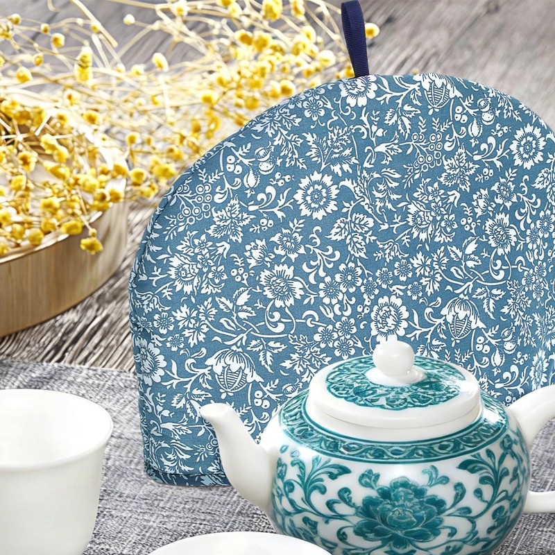 RUNROTOO Tea Cozy Teapot Warmer Insulation Cover Printed Household Tea