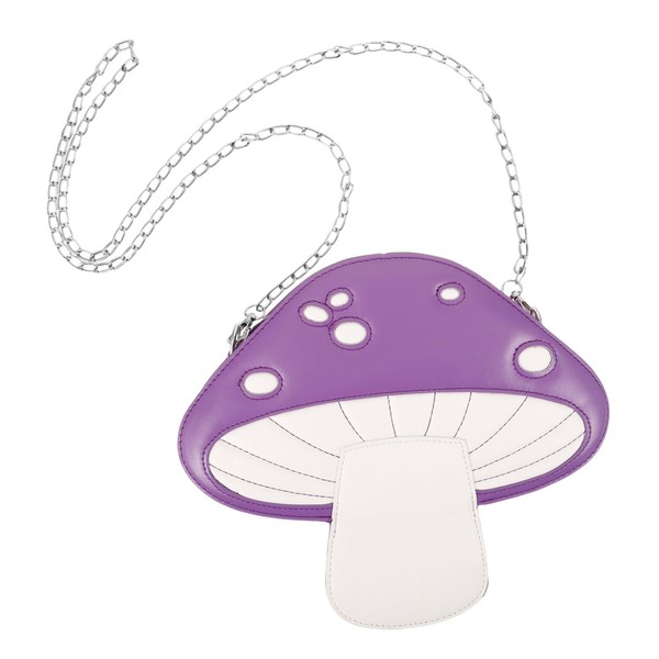 FOMIYES Unique Mushroom Shape Purse Women's Summer Bag Patent Leather