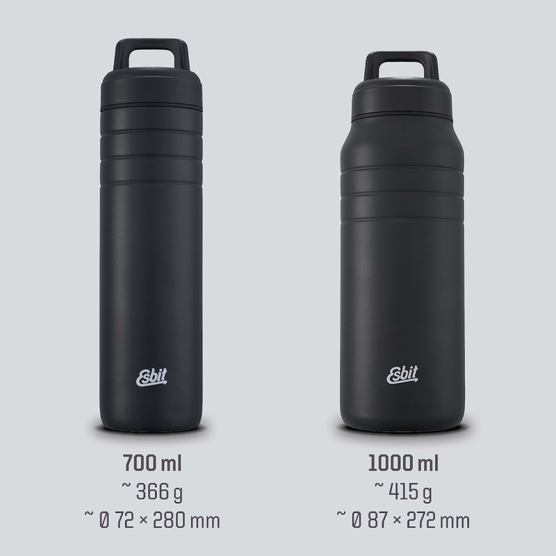 Esbit insulated bottle 410874 Adult Unisex, Black, 700ml
