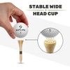 SAPLIZE Golf Bamboo Tees, Pack of 150 (38 mm) -