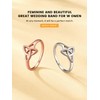 Bestyle Celtic Knot Rings for Women Hypoallergenic Silver Band Ring,