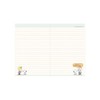 Sunstar Bungu S2958449 Snoopy Notebook, Monthly B7, White