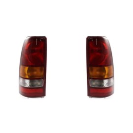 For Chevy Silverado 1500 Tail Light 1999 00 01 2002 Pair Driver and Passenger Side CAPA GM2800186, GM2801186C | 19169017, 19169018