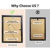 Zemiu Premium A4 OAK Picture Frame, Photo Frame in Size