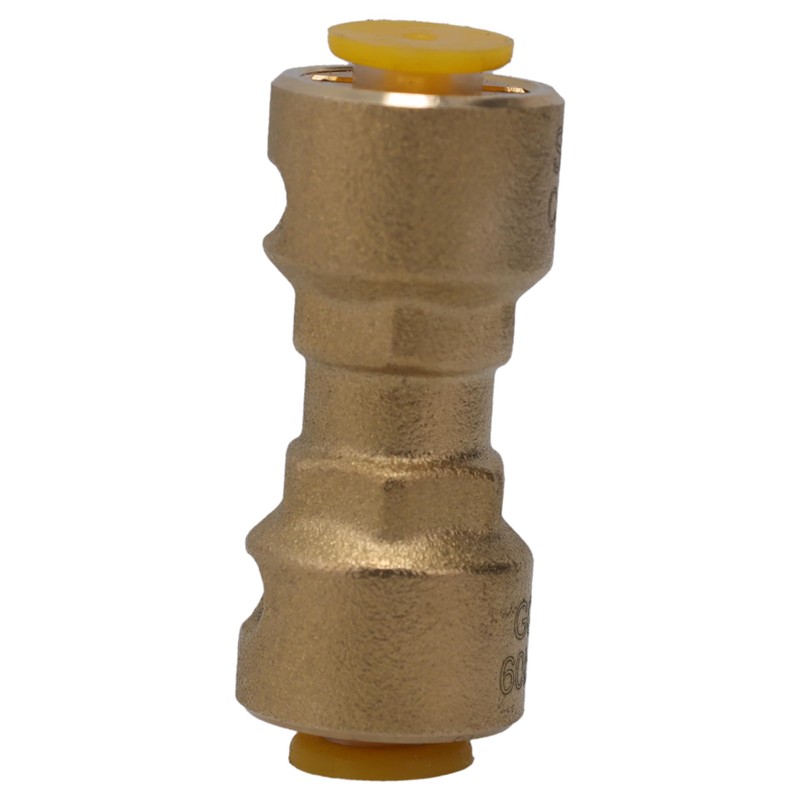 Supplying Demand SB1 1/4 Inch Quick Connect HVAC Brass Coupler