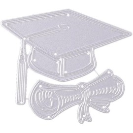 Graduation Cap Die Cuts, Caps Die Cutting DIY Album Paper Cards Making Stencils Embossing Template for High School Graduation Party Card Making, Grad Congrats Crafts Die Cuts