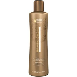 Brasil Cacau Professional Shampoo Anti-frizz NEW BOTTLE DESIGN 300ml 10.1 fl.oz Daily Use -Smoother and silkier hair - for all hair types by Brasil Cacau Professional